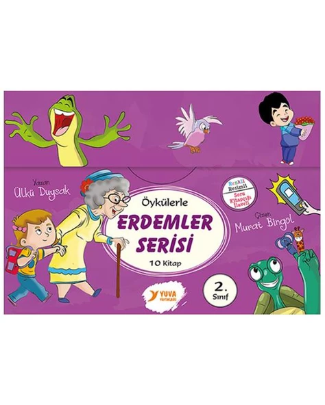 2. Sınıflar İçin Öykülerle Erdemler Seti 10 Kitap