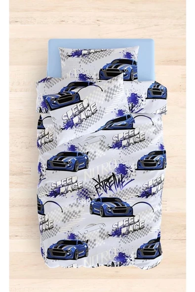 Çarşafsız Çift Kişilik Nevresim Seti 200*220 - siyah - 2