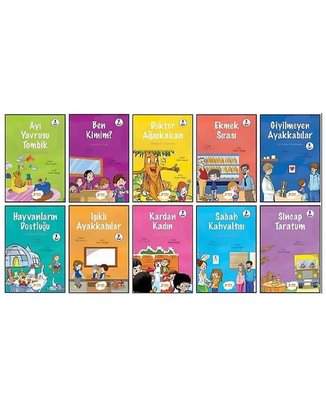 3. Sınıflar İçin Öykülerle Erdemler Seti 10 Kitap - Resim 3