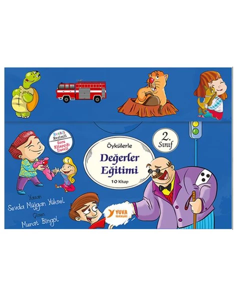 2. Sınıflar İçin Öykülerle Değerler Eğitimi Seti 10 Kitap