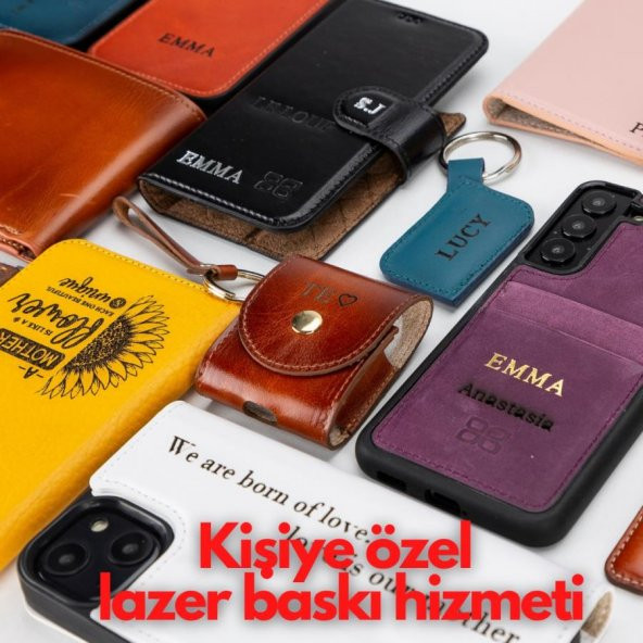 Deri Kartlık, Bozuk Para Bölmesi, 6 Adet Kart Bölmeli, Haki Yeşil - 5