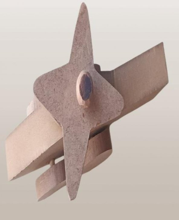 Hobi ADN 90285 Dekoratif Oyuncak Helikopter Çam Ağacı MODEL El Yapım - 2