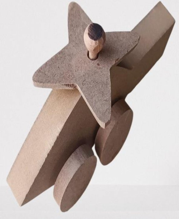 Hobi ADN 90285 Dekoratif Oyuncak Helikopter Çam Ağacı MODEL El Yapım - 6