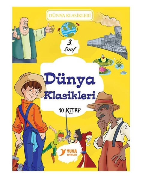 3. Sınıf Dünya Klasikleri Seti 10 Kitap