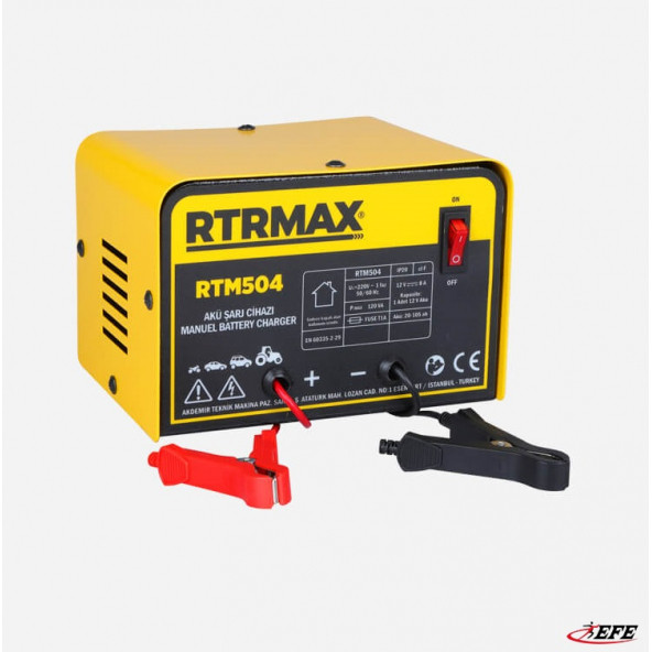 RTRMAX RTM504 Akü Şarj Cihazı ürün görseli