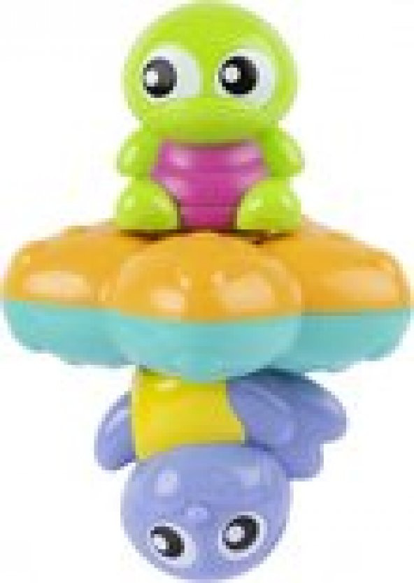 Playgro - Topsy Turvy Turtle - Ters Çevrilebilir Kaplumbağa Banyo Oyuncağı - 2