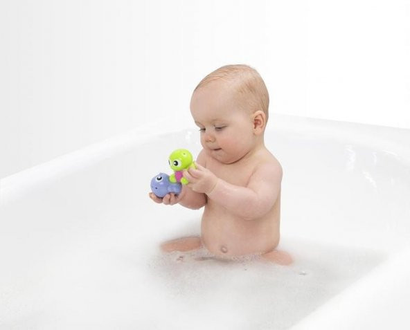 Playgro - Topsy Turvy Turtle - Ters Çevrilebilir Kaplumbağa Banyo Oyuncağı - 6