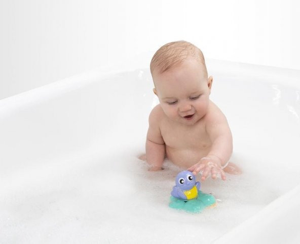 Playgro - Topsy Turvy Turtle - Ters Çevrilebilir Kaplumbağa Banyo Oyuncağı - 7