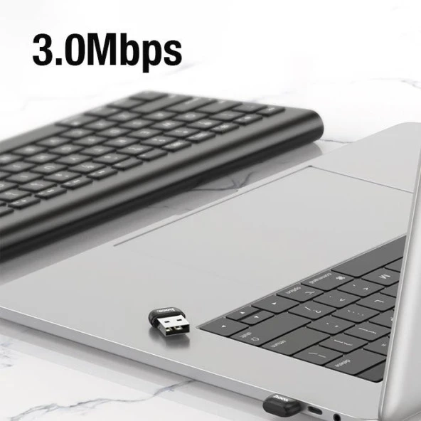 Polham Bluetooth BT5.0V USB 3.0Mbps Bluetooth Adaptör, Televizyon, Bilgisayar Bluetooth Adaptörü - 3
