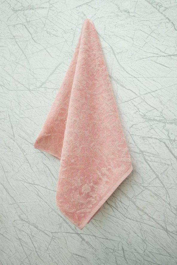 2li 50x90 Bambu Dal Desen El-Yüz Havlusu