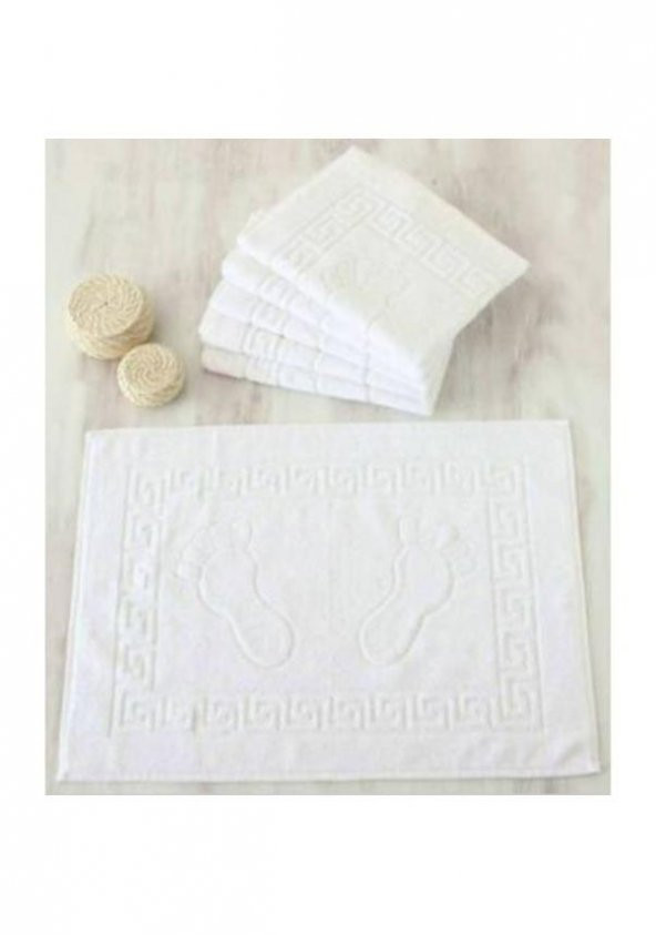 Beyaz Ayak Otel Havlusu 2 Adet Pamuk 250 Gram - 3