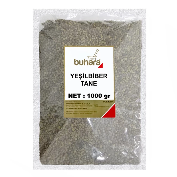 BUHARA YEŞİLBİBER TANE 1000 GR