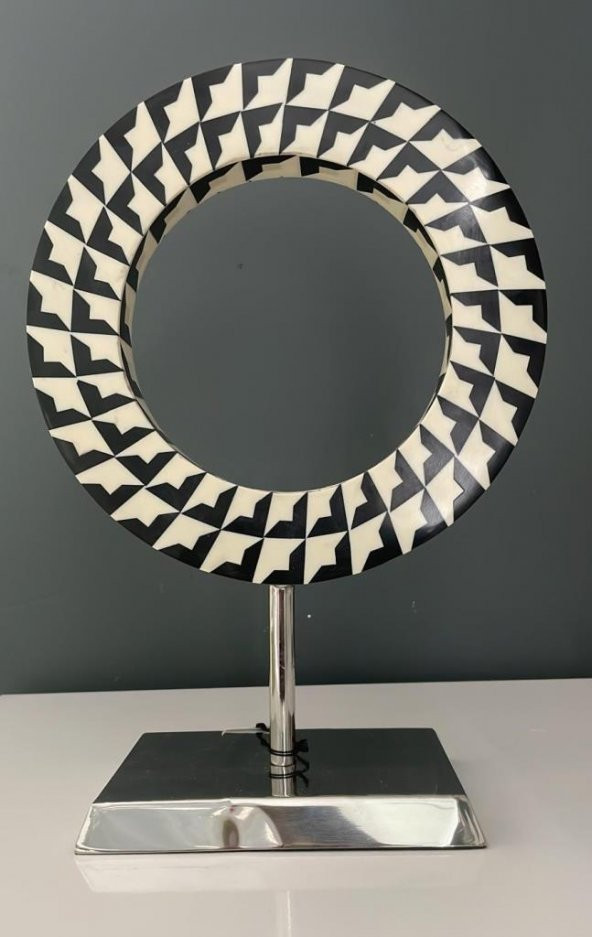 LAMEDOR DAMA DESEN KÜÇÜK HALKA DEKOR 23*10*33CM
