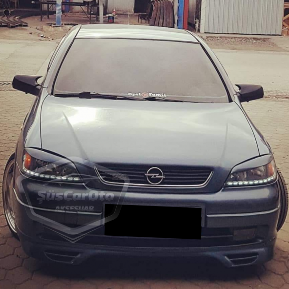 Opel Astra G 1998-2004 Uyumlu Batman Yarasa Ayna Kapağı Piano Black ABS Plastik - Resim 4