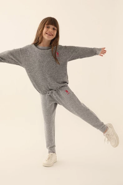 U.S. Polo Assn. 1638 Athletic Nyc Kız Çocuk Pijama Takımı