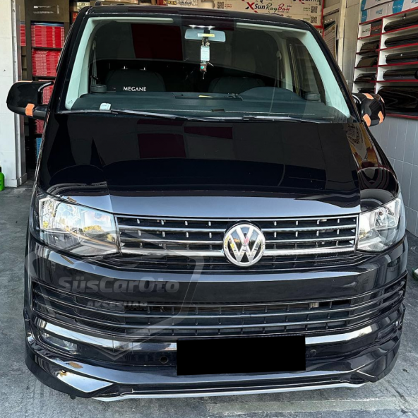 Vw Transporter T6 - T7 2010-2022 Uyumlu Batman Yarasa Ayna Kapağı Piano Black ABS Plastik - 5