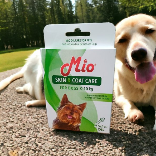 Mio 0-10 kg Kedi ve Köpekler İçin Bitkisel Bit Pire ve Kene Damlası 5x1 Ml