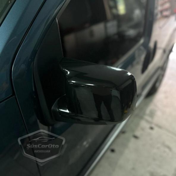 Citroen Nemo 2008-2022 Uyumlu Batman Yarasa Ayna Kapağı Piano Black ABS Plastik - Resim 7