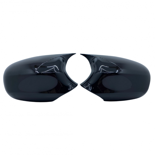 Citroen Nemo 2008-2022 Uyumlu Batman Yarasa Ayna Kapağı Piano Black ABS Plastik - Resim 10