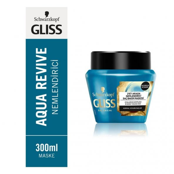 Gliss Aqua Revive Nemlendirici Saç Maskesi 300 ml - 2