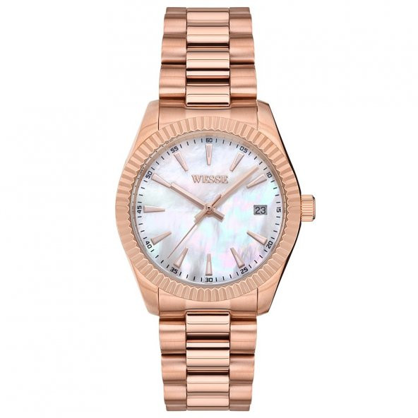 Wesse WWL301904 Quartz Çelik Rose Gold 35 mm Kadın Kol Saati