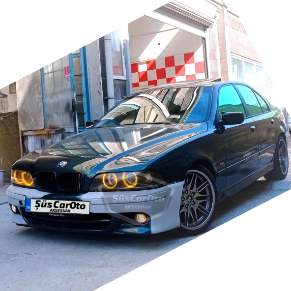 BMW E46 3 Serisi 1998-2005 Makyajsız Kasa İle Uyumlu Batman Yarasa Ayna Kapağı Piano Black ABS Plastik - 2