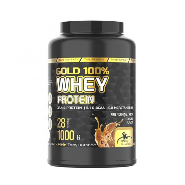 Torq Nutrition Gold Whey Protein Kurabiye Aromalı 1000 gr