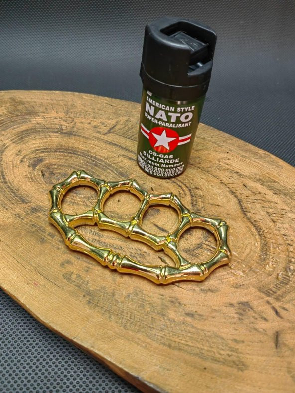 1 Adet Nato Gazı ve Gold Kemik Müşta