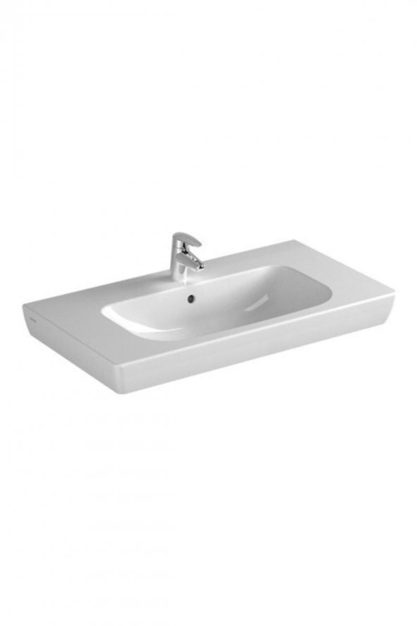 VitrA   S20 5523b003-0001 Beyaz Etajerli Seramik Lavabo