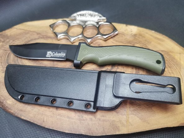 Kamp Outdoor 21 cm Avcı Bıçağı ve Bodyguard Musta Seti
