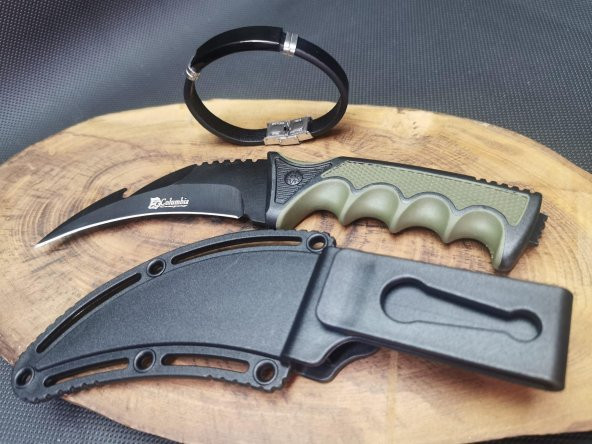 Kamp Outdoor 21 cm Karambiit Avcı Bıçağı Seti