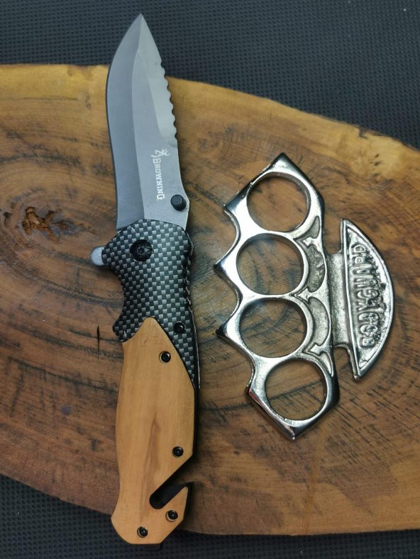 Kamp Outdoor Browning 21 cm Avcı Çakı Seti