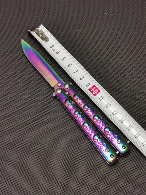 17 cm Gökkuşağı Kelebek ve Musta kibrit Seti