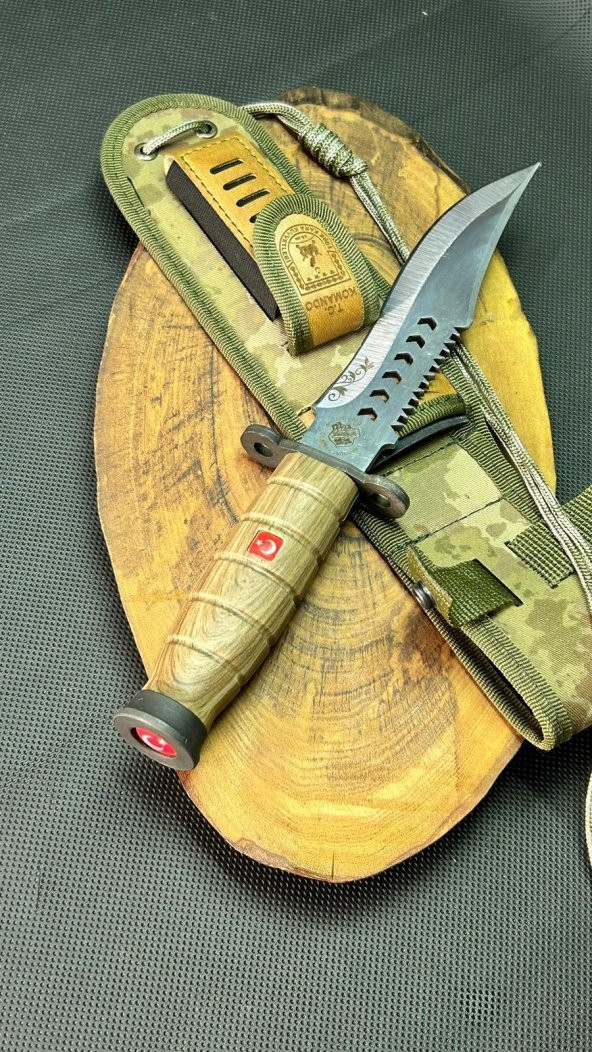 Kişiye Özel 31 cm Kılıflı Çelik Komando Bıçağı