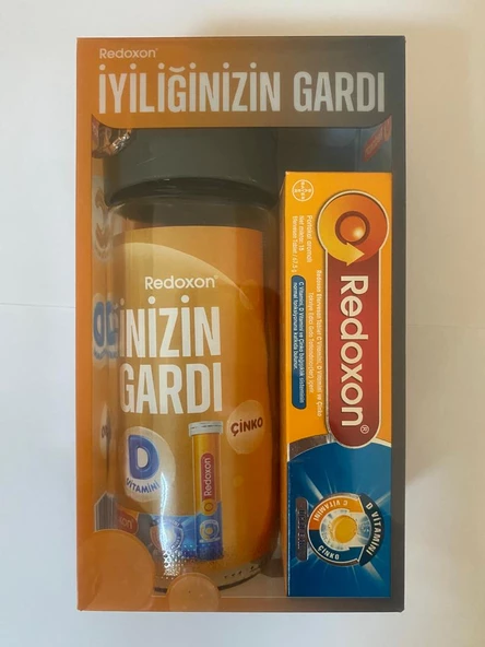 Redoxon C Vitamini D Vitamini Çinko 15 Efervesan Tablet 2 'li (Cam Matara HEDİYE)