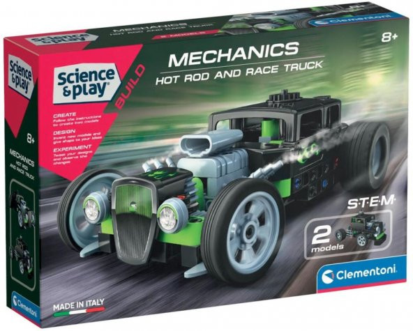 Clementoni Bilim Ve Oyun Hot Rod Ve Race Truck 75076 Lisanslı Ürün
