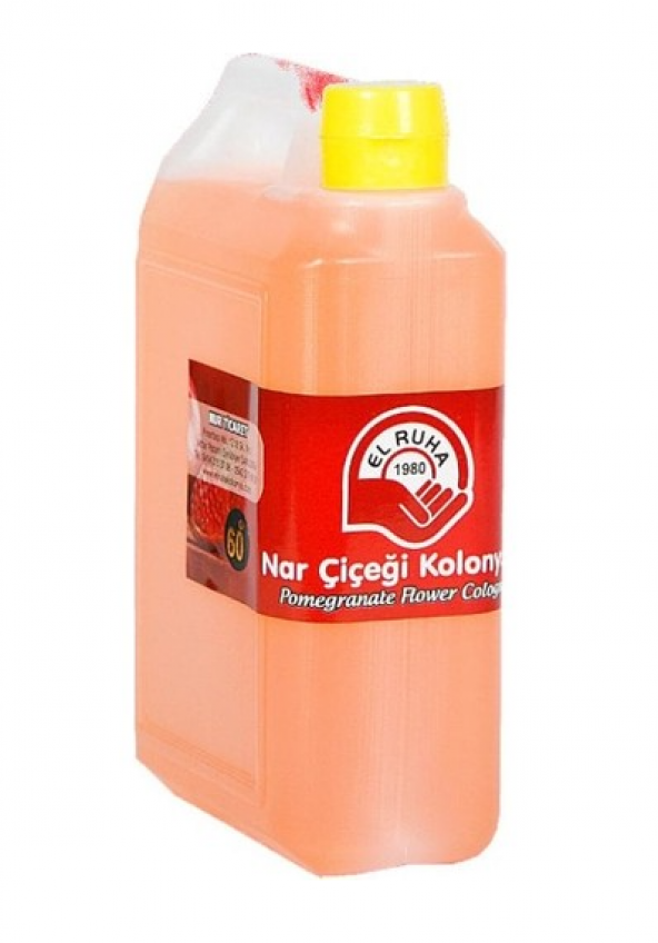 El Ruha Nar Çiçeği Kolonyası 60° Bidon (Çanta)