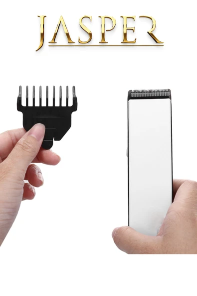 Jasper JPR-1014 Pro Ayarlanabilir Saç Tarağı Saç Sakal Ense Çizim Tıraş Makinesi - 5