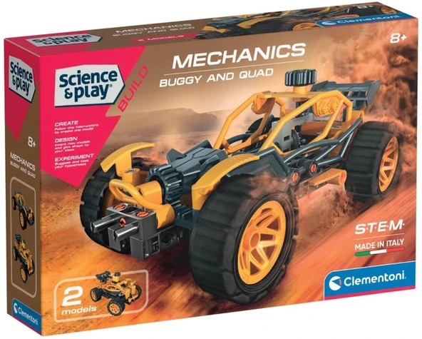 Clementoni Mekanik Laboratuvarı Buggy ve Quad 75077 Lisanslı Ürün - Resim 1