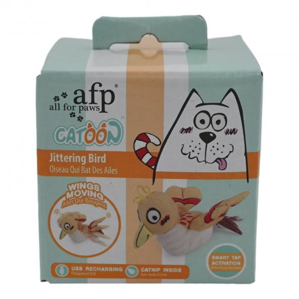 Catoon - Titreyen Hareketli Kuş - Sarı - 3