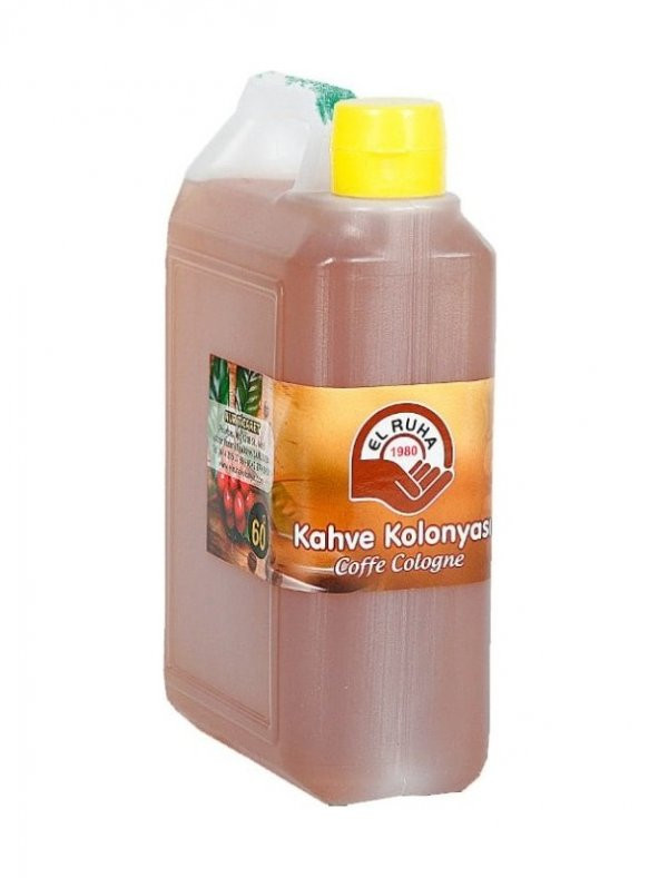 El Ruha Kahve Kolonyası 60° Çanta (Bidon) 900ML