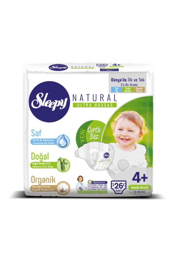 Sleepy Jumbo 4+ No Maxi Plus 26lı (9-16kg) 81959