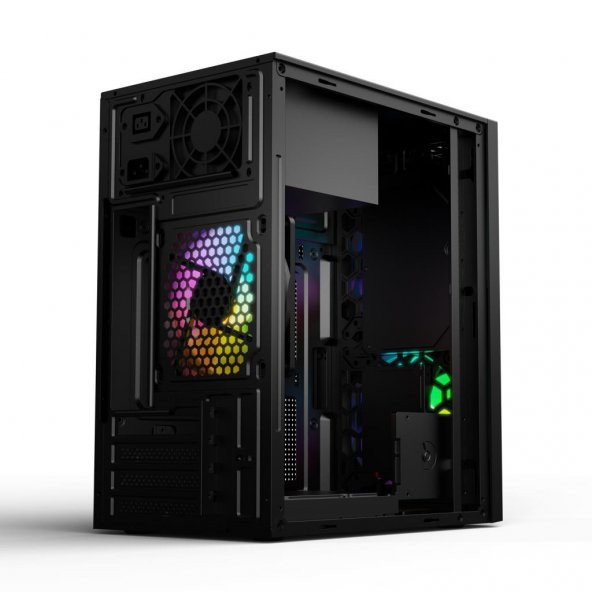 İzoly Artes M2 3x Rainbow Fanlı Usb 3.0 Temperli Cam Bilgisayar Kasası - 5
