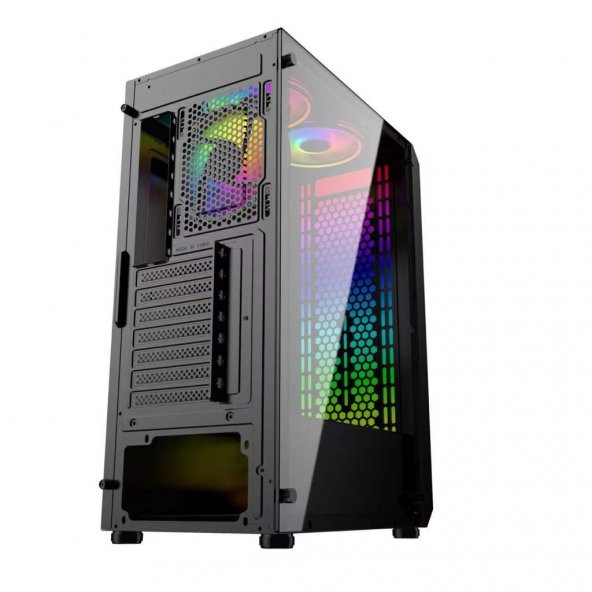 İzoly Eros 1x Argb Fanlı M/b Sync Usb 3.0 Temperli Cam Atx Oyuncu Kasası - 7