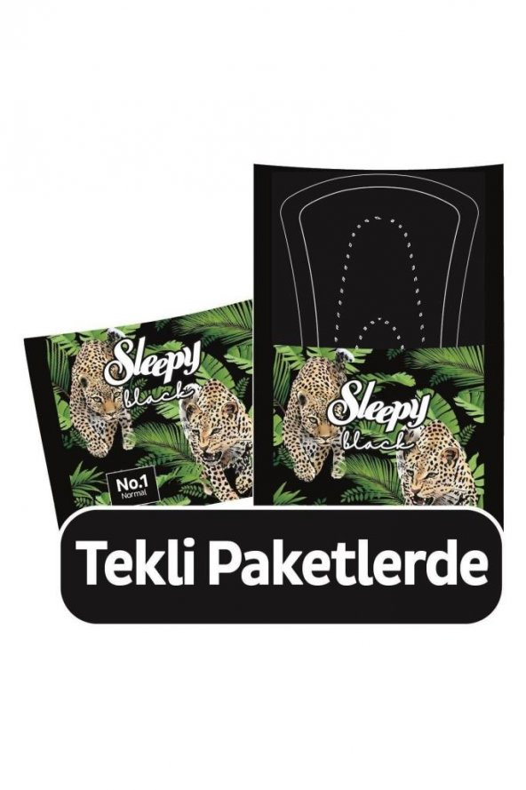 Sleepy Black Premium Plus Günlük Ped Uzun 32 Adet Ped - 3
