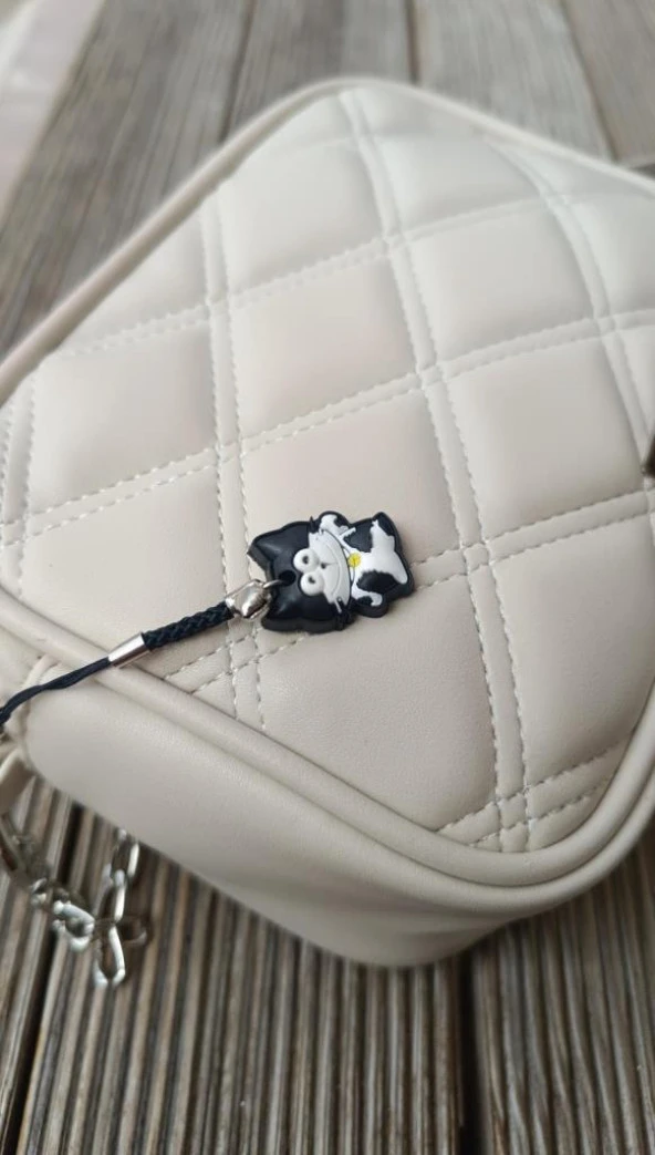 Anahtarlık Kolye Sevimli Kedi Çanta Araba Cüzdan Aksesuar Süsü Hediye - 6