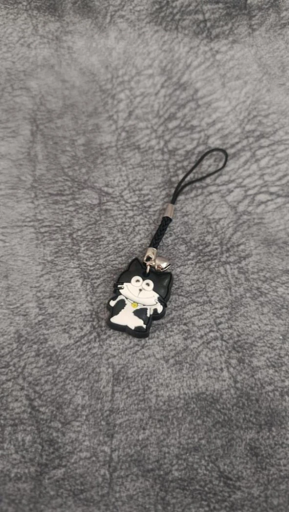 Anahtarlık Kolye Sevimli Kedi Çanta Araba Cüzdan Aksesuar Süsü Hediye - 7