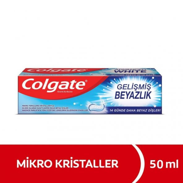 Colgate Gelişmiş Beyazlık Diş Macunu 50ml