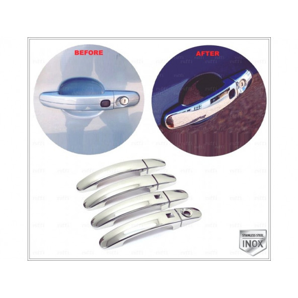 Ford Focus 3 Krom Kapı Kolu 4 Kapı 2010-2018 Paslanmaz Çelik (Sensörlü) ürün görseli