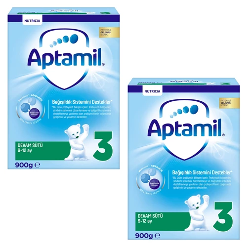 Aptamil 3 Bebek Maması 9-12 Ay 900 Gram 2 Adet